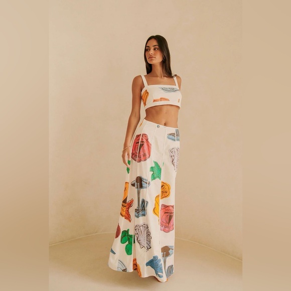 Sabo By the Sea Skirt and Shirt Set - Picture 3 of 4